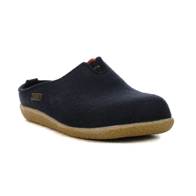 Haflinger Unisex Visby Navy Slipper 718026.NAVY - Image 2