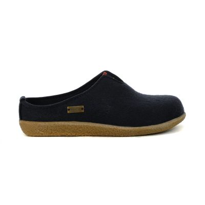 Haflinger Unisex Visby Navy Slipper 718026.NAVY