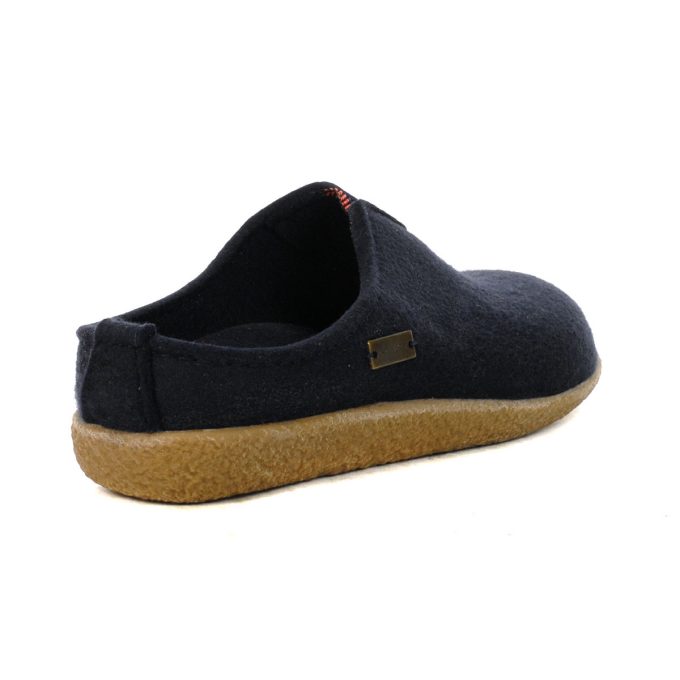 Haflinger Unisex Visby Navy Slipper 718026.NAVY - Image 3