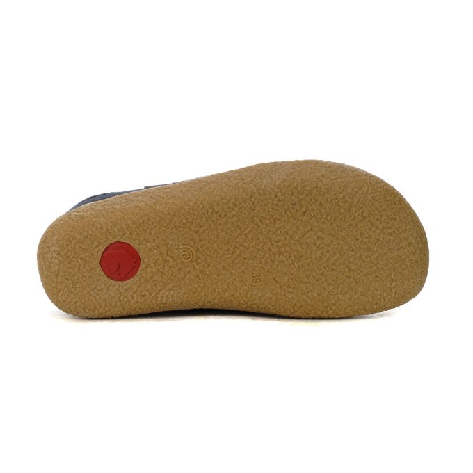 Haflinger Unisex Visby Navy Slipper 718026.NAVY - Image 4