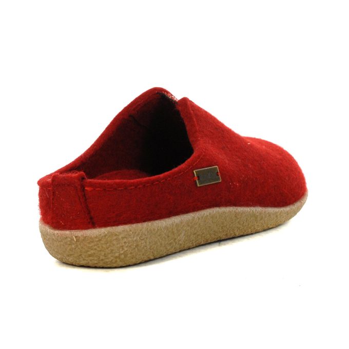 Haflinger Unisex Visby Red Slipper 718026.RED - Image 3