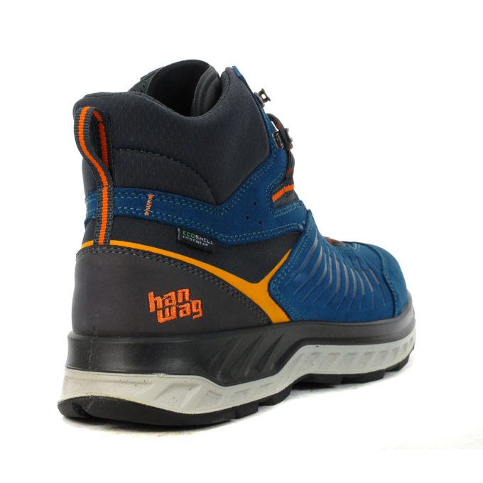 Hanwag Men's Blueridge ES Seablue/Orange Hiking Boots H500130-597023 - Image 3