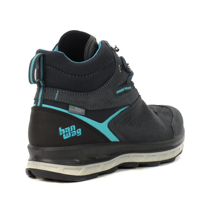 Hanwag Women's Blueridge ES Asphalt/Ocean Hiking Boots H500131-64490 - Image 3