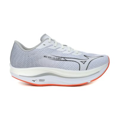 Mizuno Men's Wave Rebellion Flash 2 White/Black Running Shoes 411431.0090
