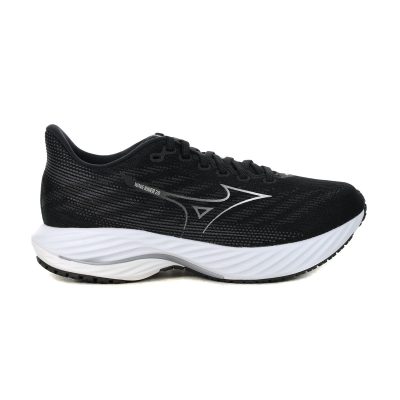 Mizuno Men's Wave Rider 28 Black/Silver Running Shoes 411458.9073