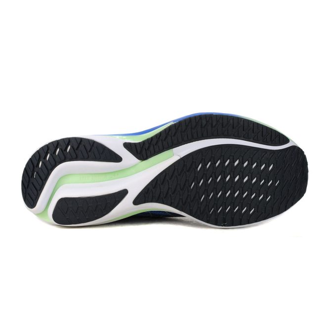 Mizuno Men's Wave Rider 28 Vintage Indigo/Neon Mint Running Shoes 411456.8Z4S - Image 4