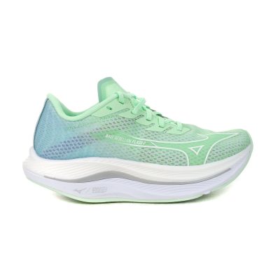 Mizuno Women's Wave Rebellion Flash 2 Neo Mint/White Running Shoes 411433.4S00