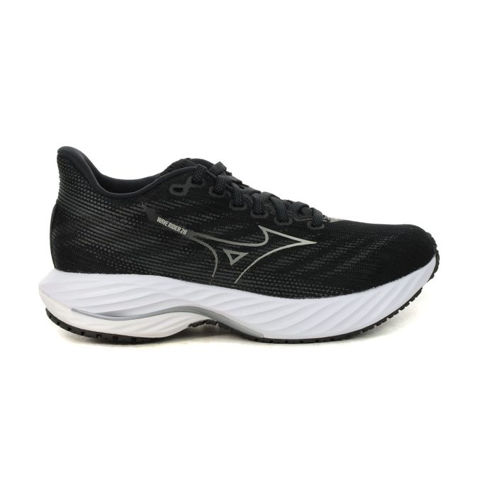 Mizuno Women's Wave Rider 28 Black/Harbor Mist Running Shoes 411459.90HM