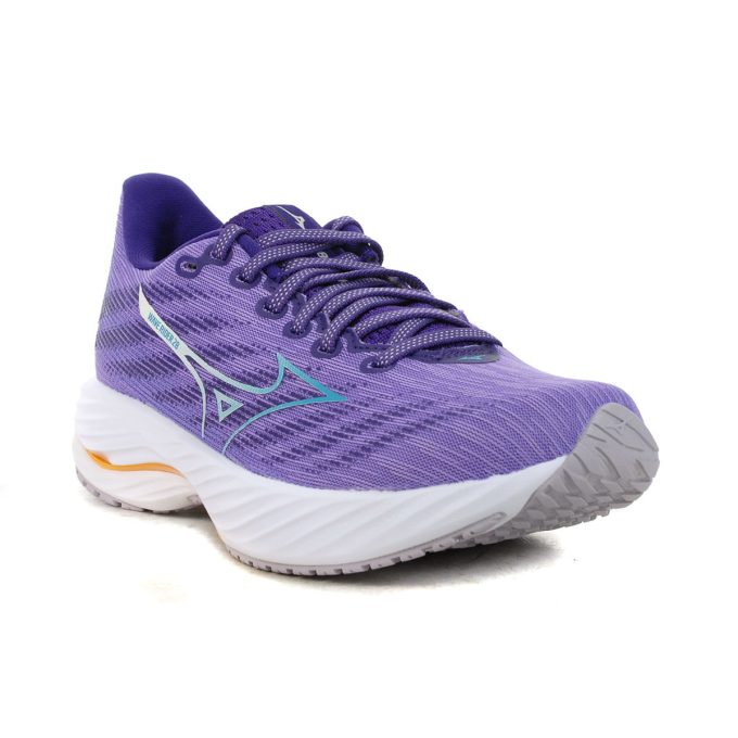 Mizuno Women's Wave Rider 28 Paisley Purple/Ceramic Running Shoes 411457.6T4K - Image 2
