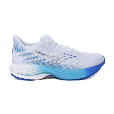 Mizuno Women's Wave Rider 28 White/Mugen Blue Running Shoes 411457.00UN/411459.00UN