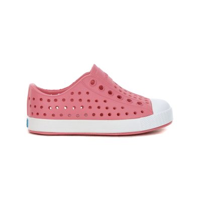 Native Toddlers Jefferson Clover Pink/Shell White Rubber Shoes 13100100.5801