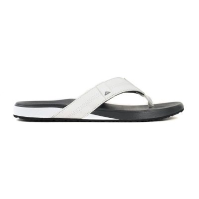 Reef Men's Cushion Phantom White/Charcoal Slides A3FDIWHC