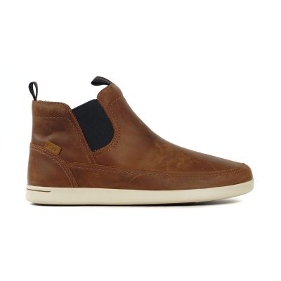 Reef Men's Cushion Swami LE Tobacco/Cork Slip-On Shoes A3YPOTCK