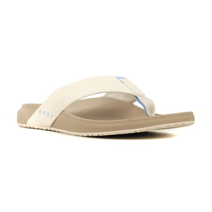 Reef Men's The Raglan Tan/Blue Slides CJ6144 - Image 2
