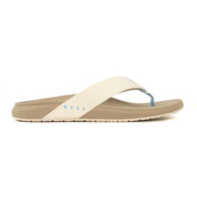 Reef Men's The Raglan Tan/Blue Slides CJ6144
