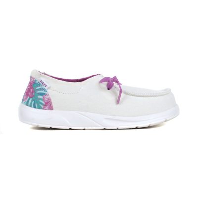 Reef Toddlers Cushion Coast White Hibiscus slip-On Shoes CI9447