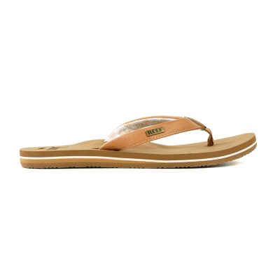 Reef Women's Cushion Sands Natural Slides A3YOWNAT