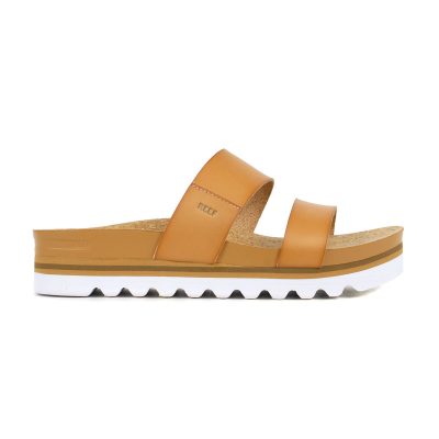 Reef Women's Cushion Vista Hi Natural Platform Sandals A3YP5NAT