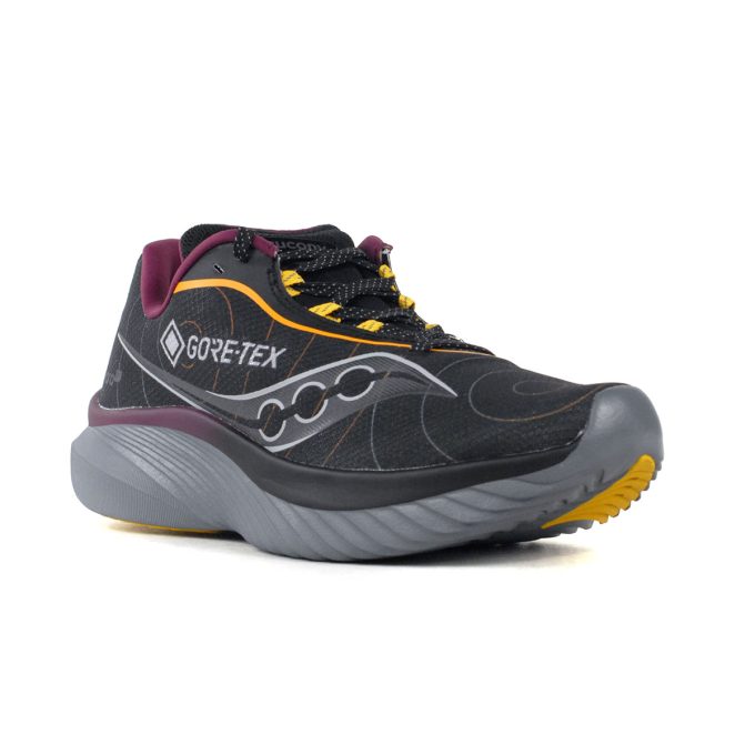 Saucony Men's Kinvara 15 GTX Black/Shadow Running Shoes S20969-250 - Image 2