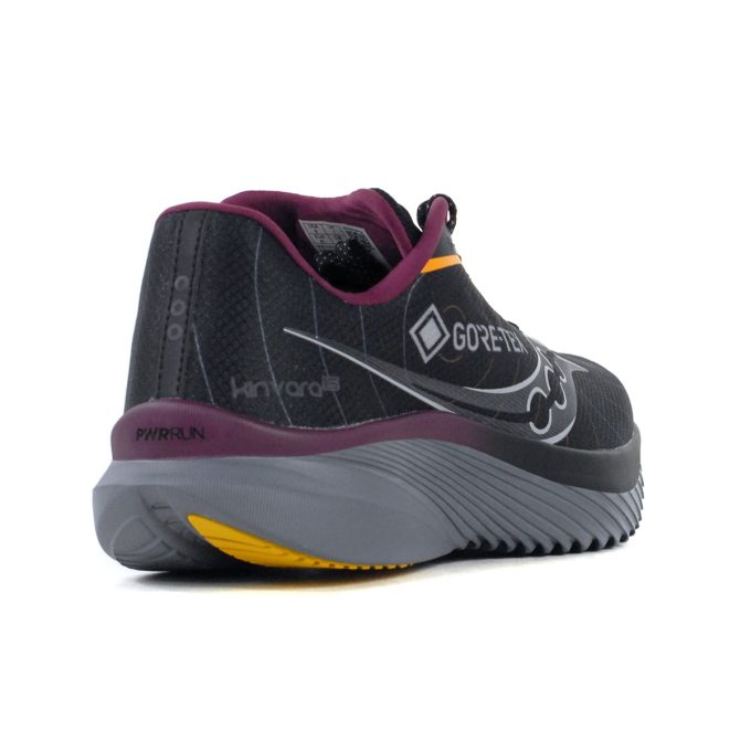 Saucony Men's Kinvara 15 GTX Black/Shadow Running Shoes S20969-250 - Image 3