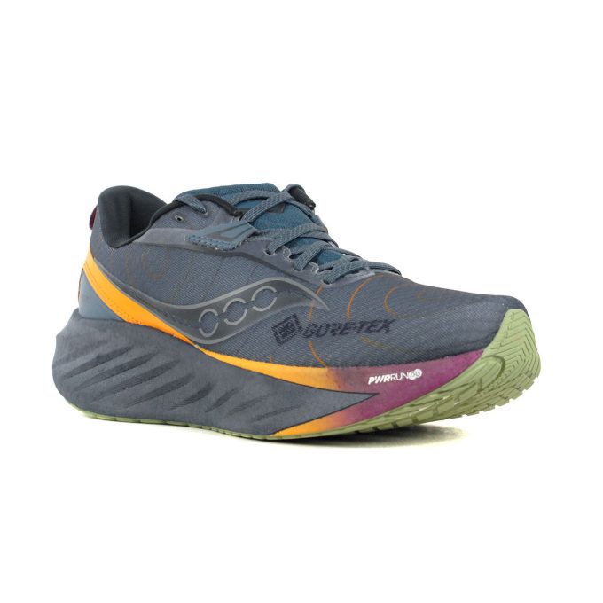 Saucony Men's Triumph 22 GTX Mirage/Navy Running Shoes S20966-253 - Image 3