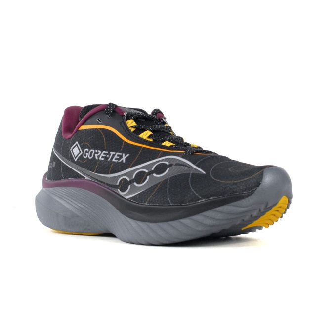 Saucony Women's Kinvara 15 GTX Black/Shadow Running Shoes S10969-250 - Image 2