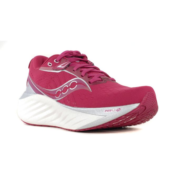 Saucony Women's Triumph 22 Magenta Running Shoes S10964-161 - Image 2