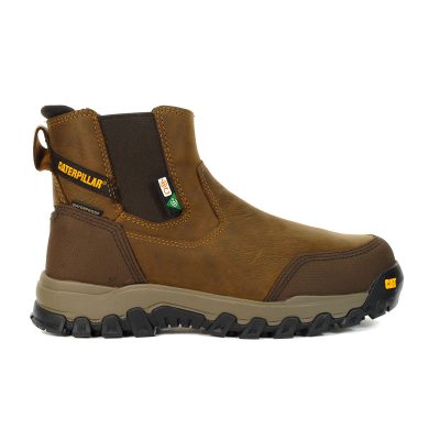 Caterpillar Men's Threshold Rebound Bison Steel Toe Waterproof Work Boots P726290