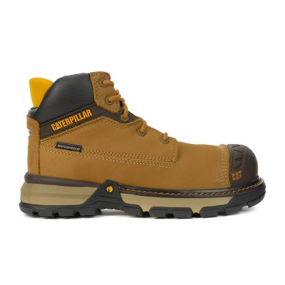 Caterpillar Women's Excavator Superlite Sudan Brown Carbon Composite Toe Waterproof Work Boots P311382
