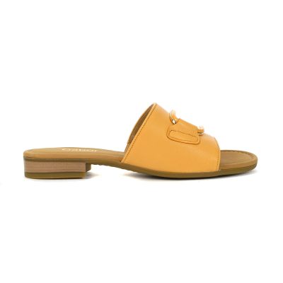 Gabor Women's Apricot Leather Sandals 42.792.21