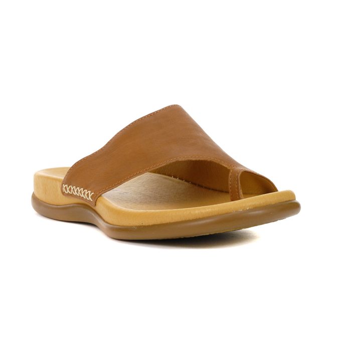 Gabor Women's Cognac Leather Sandals 83.700.54 - Image 2
