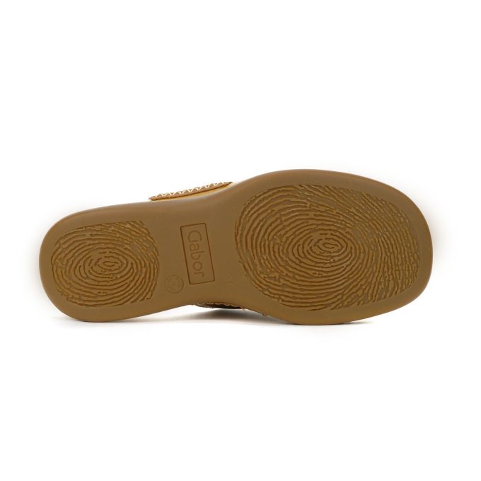 Gabor Women's Cognac Leather Sandals 83.700.54 - Image 4