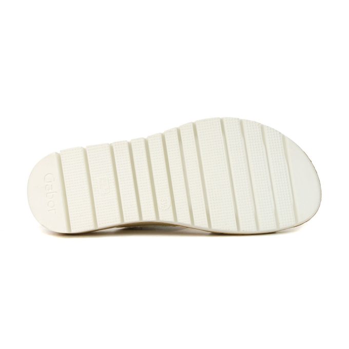 Gabor Women's Creme/Sun Leather Sandals 42.872.62 - Image 4