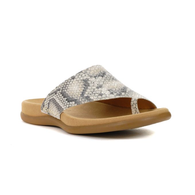 Gabor Women's Linen Snake Sandals 43.700.32 - Image 2