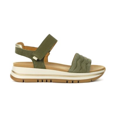 Gabor Women's Olive/Platino Sandals 46.761.34
