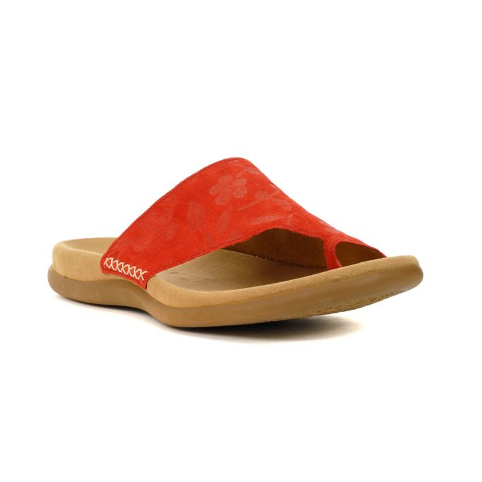 Gabor Women's Red Flower Sandals 23.700.15 - Image 2