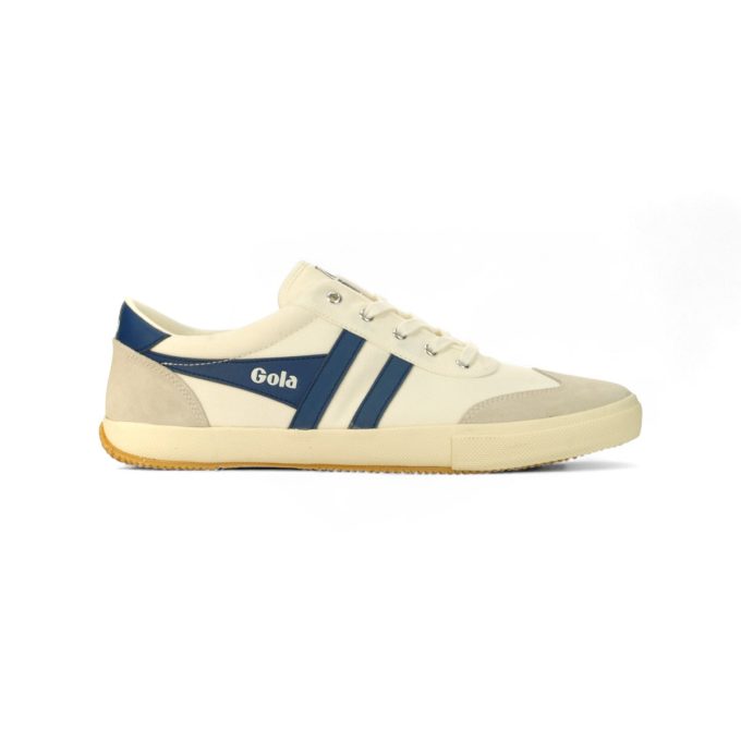 Gola Men's Badminton Off White/Baltic/Canvas Sneakers CMA548WE