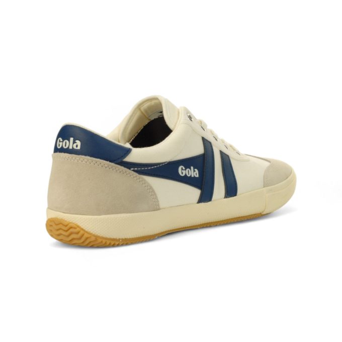 Gola Men's Badminton Off White/Baltic/Canvas Sneakers CMA548WE - Image 3