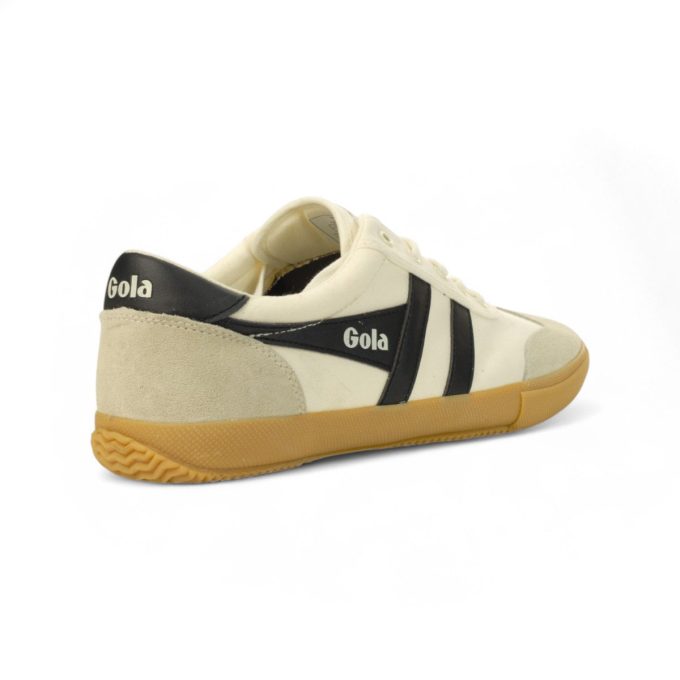 Gola Men's Badminton Off White/Black/Gum Sneakers CMA548WI - Image 3
