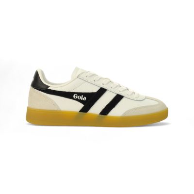 Gola Men's Viper Leather White/Black/Gum Sneakers CMB744WB
