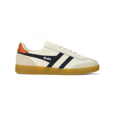 Gola Men's Viper Leather White/Navy/Rust/Gum Sneakers CMB744WU