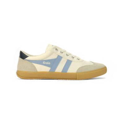 Gola Women's Badminton Off White/Air/Navy/Gum Sneakers CLA548AE