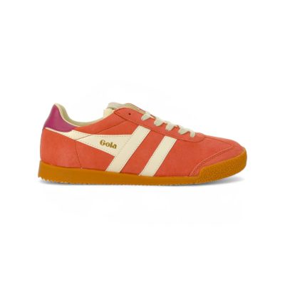 Gola Women's Elan Hot Coral/Off White/Fuchsia Sneakers CLB538UW