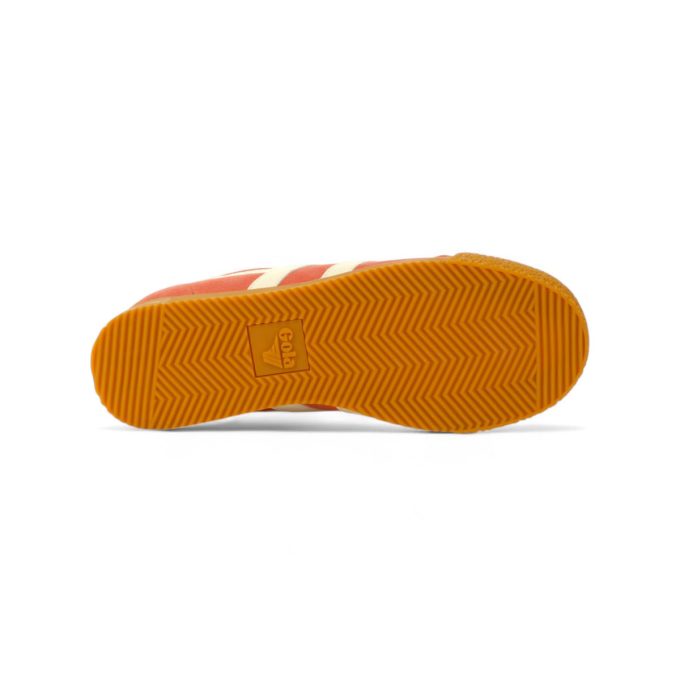 Gola Women's Elan Hot Coral/Off White/Fuchsia Sneakers CLB538UW - Image 4