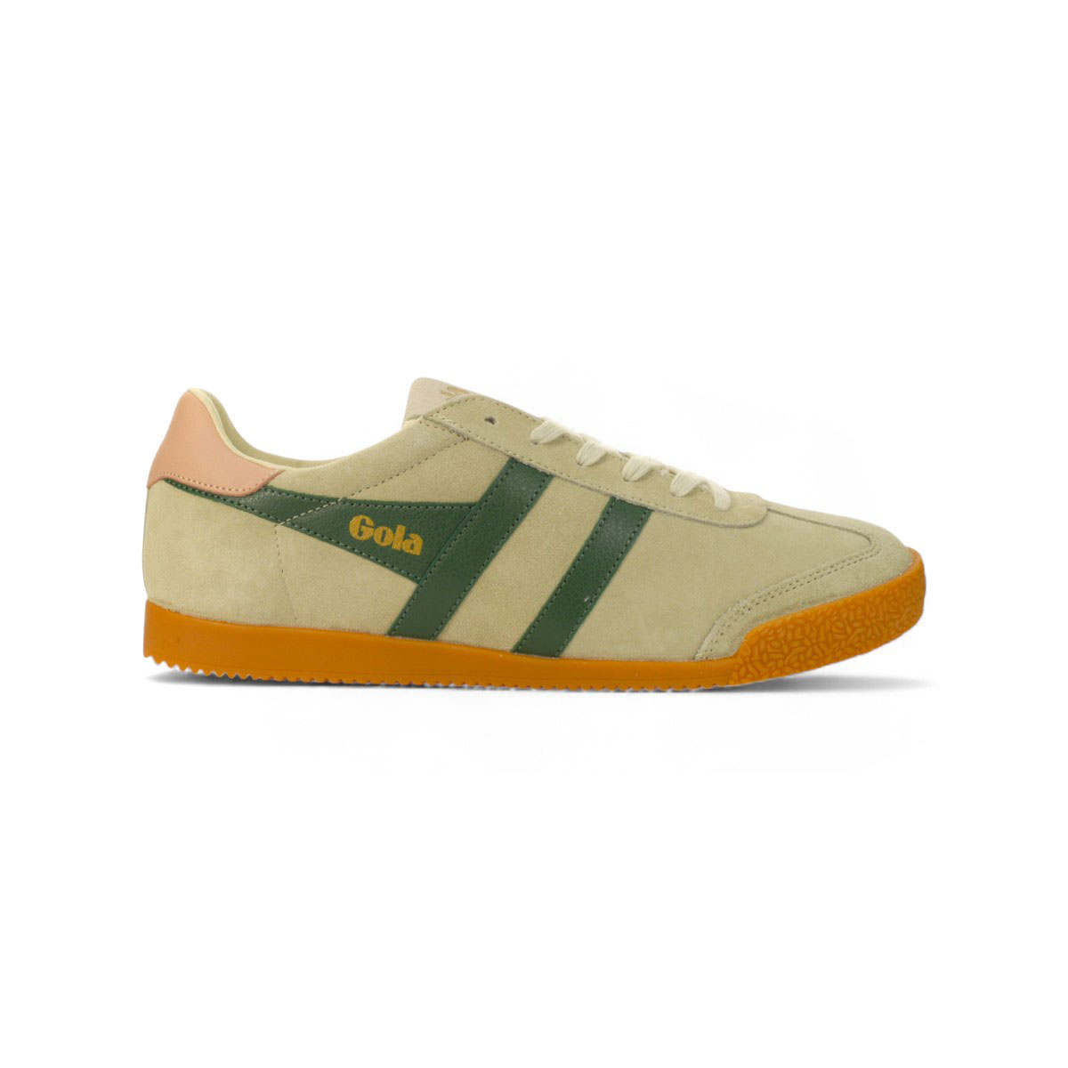 Gola Women's Elan Wheat/Evergreen/Pearl Pink Sneakers CLB538FN