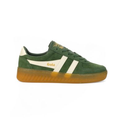Gola Women's Grandslam Evergreen/Off White/Gum Sneakers CLA589NY