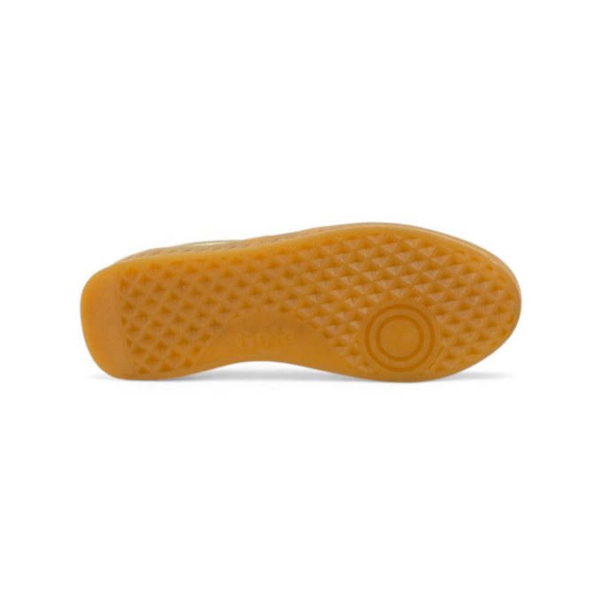 Gola Women's Grandslam Suede Bone/Off White/Gum Sneakers CLA589CY - Image 4