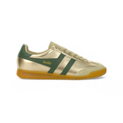 Gola Women's Torpedo Glimmer Gold/Evergreen Sneakers CLB742YN1