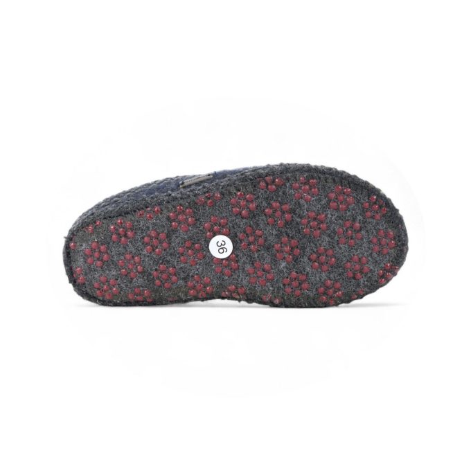 Haflinger Unisex AS Navy Slippers 611002.NAVY - Image 4