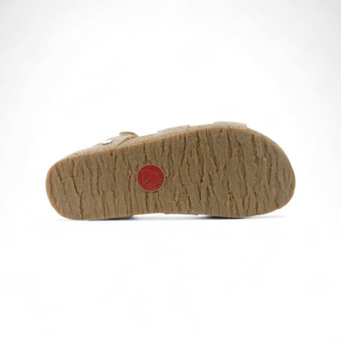 Haflinger Unisex Alice Taupe Leather Sandals 819032.TAUPE - Image 4